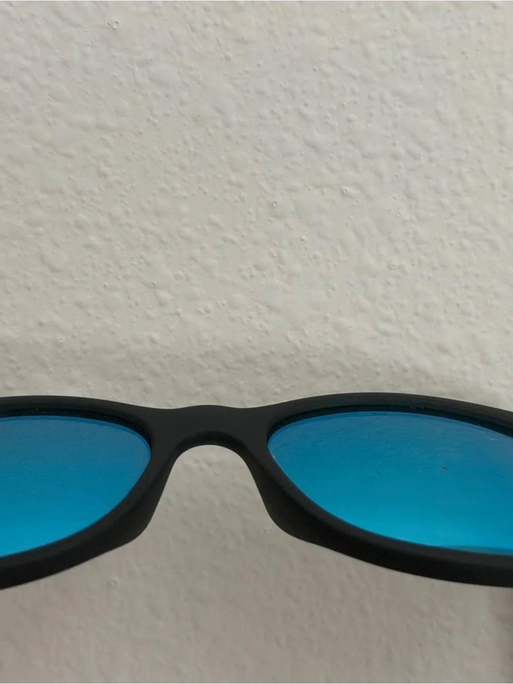 Ray-Ban Kids Black Frame Sunglasses with Blue Green Mirrored Lenses